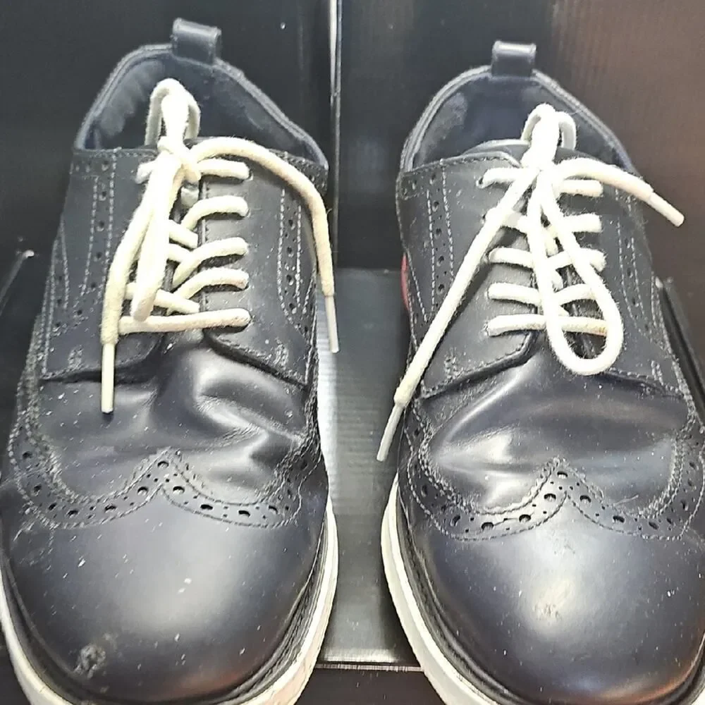 Cole Haan Men's Navy Brogue Oxfords
